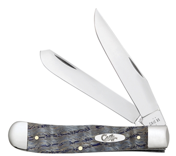 Picture of CASE KNIVES TRAPR 2BL 41/8" BLUE CURLY OAK 47490