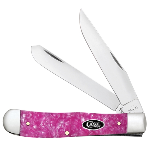 Picture of CASE KNIVES TRAPR 2BL 41/8" PINK CRACKLE 16160