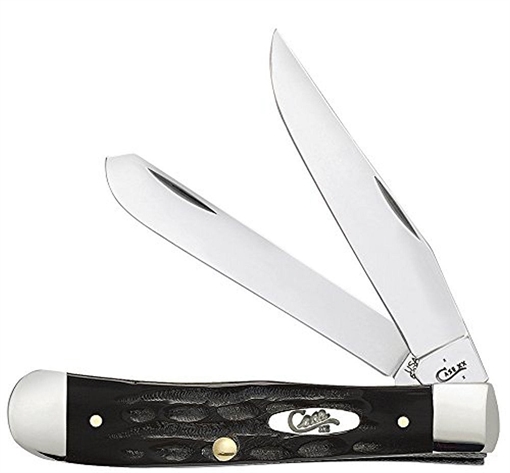 Picture of CASE KNIVES TRAPPER 41/8" 2BL JIGGED BUFFALO HORN 65010