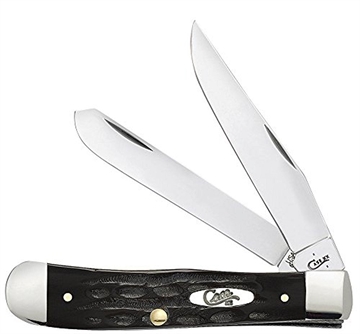 Picture of CASE KNIVES TRAPPER 41/8" 2BL JIGGED BUFFALO HORN 65010