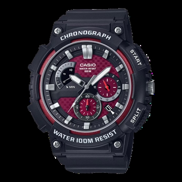 Picture of Casio Analog Watch w/ Retrograde Chronograph MCW-200H-4AV