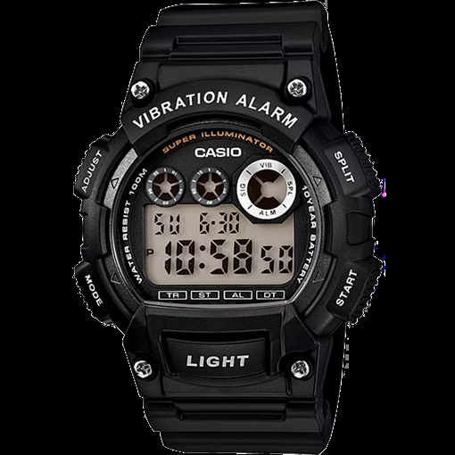 Picture of Casio Classic Digital Watch w/ Vibration Alarm & Super Bright Backlight W735H-1AVCF