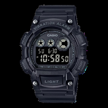 Picture of Casio Classic Digital Watch w/ Vibration Alarm & Super Bright Backlight W735H-1BV