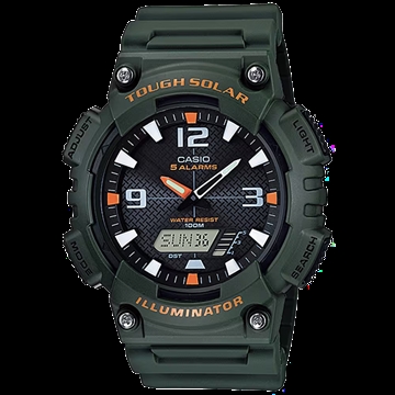 Picture of Casio Solar Powered Analog-Digital Watch AQS810W-3AVCF
