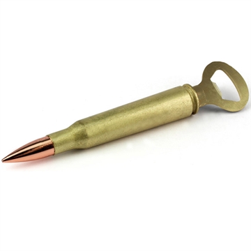 Picture of Caliber Gourmet 50 Caliber Bottle Opener, Gold CBG-1016