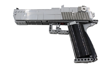 Picture of Caliber Gourmet Building Blocks Hand Gun Toy, Multi Color CBG-BB-4