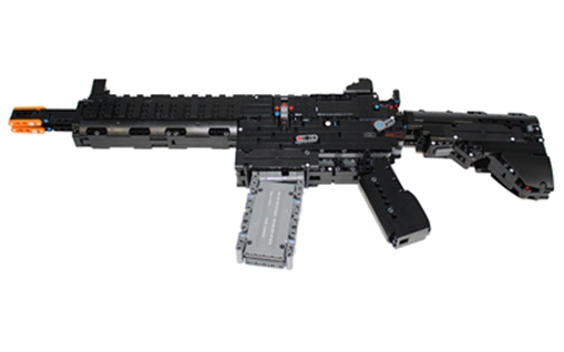 Picture of Caliber Gourmet Building Blocks Machine Gun Toy, Multi Color CBG-BB-3