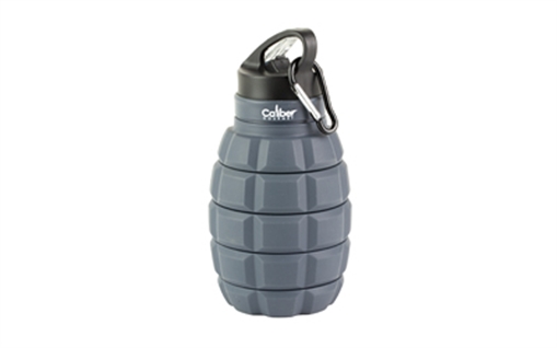 Picture of Caliber Gourmet Silicone Collapsible Grenade Water Bottle, 580ml CBG-TMS-GRENADE