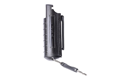 Picture of Caliber Gourmet Smith and Wesson Pepper Spray, 0.5oz, Plastic Case, Slide to Side Type Safety, Black SWP-1403