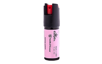 Picture of Caliber Gourmet Smith and Wesson Pepper Spray, 0.5oz, Plastic Case, Slide to Side Type Safety, Pink SWP-1403P