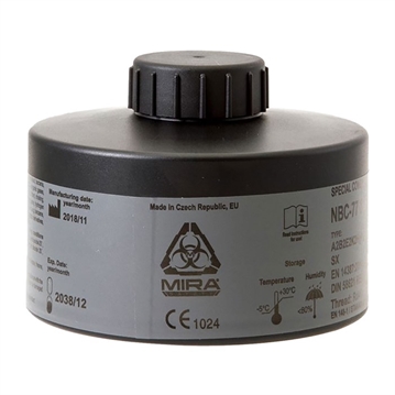 Picture of Mira Safety CBRN GAS MASK FILTER NBC-77 SOF 40MM THREAD NBC-77 SOF NBC-77SOF