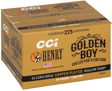 Picture of CCI 22LR 36GR CPHP 1260 FPS HENRY GB EDITION  275  HGB22 604544709056