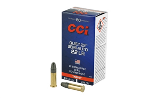 Picture of CCI AMO 22LR 40 GR LRN SEMI-AUTO "QUIET 22" SUB SONIC 50RD (100 BOX CASE) 975CC