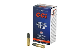 Picture of CCI AMO 22LR 40 GR LRN SEMI-AUTO "QUIET 22" SUB SONIC 50RD (100 BOX CASE) 975CC