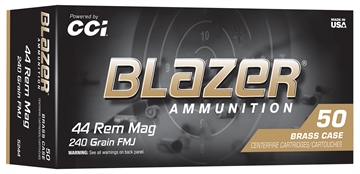 Picture of CCI 44 REM MAG 240GR FMJ BLAZER BRASS  50  5244 604544705959