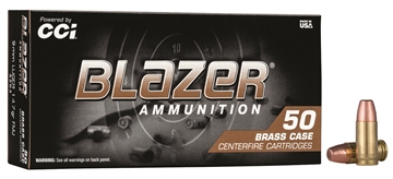 Picture of CCI Blazer Brass Handgun 9mmLuger 147gr Full Metal Jacket 50 Per Box/20 Case 5203