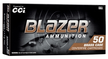 Picture of CCI 9MM LUGER 147GR TMJ BLAZER BRASS C-F SUPPRESSOR  50  5203S 604544707656
