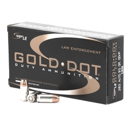 Picture of CCI GOLD DOT 380 AUTO 90GR GDHP 50RD BX 1000RD CASE 53606