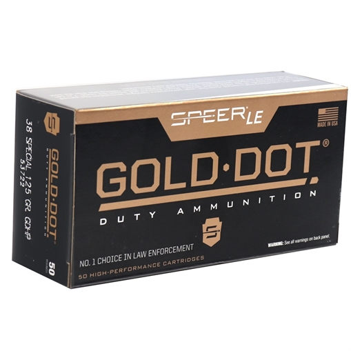 Picture of CCI GOLD DOT 38SPL 125GR GDHP 53722
