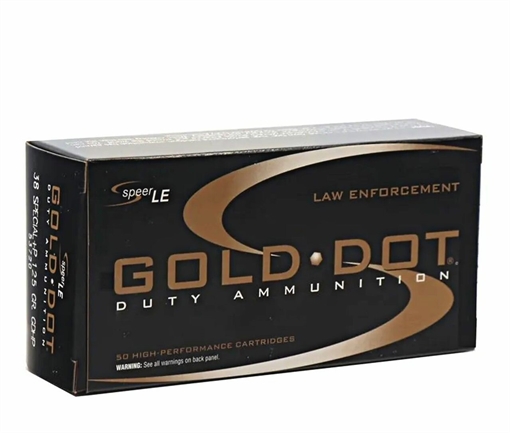Picture of CCI GOLD DOT 38SPL+P 125GR GDHP 53720