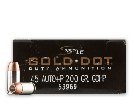 Picture of CCI GOLD DOT 45AUTO +P 200GR GDHP 50RD BX 1000RD CASE 53969