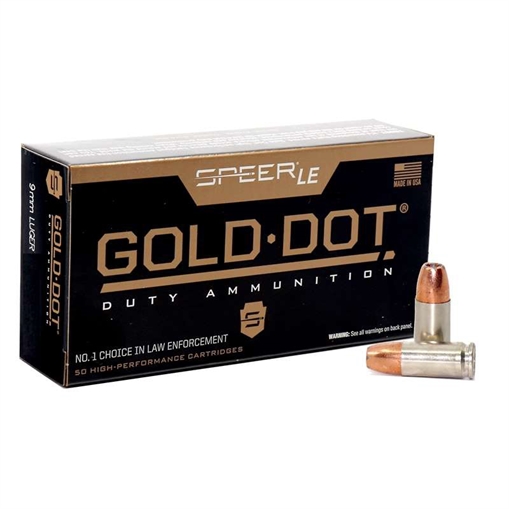 Picture of CCI GOLD DOT 9MM 147GR GDHP 50RD BX 1000RD CASE 53619