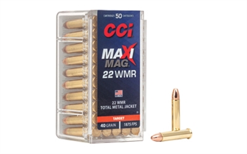Picture of CCI CCI Target & Plinking Maxi-Mag Rimfire Ammo 22 Mag 40 gr. Total Metal Jacket 50 rd. 0023