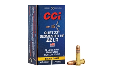 Picture of CCI 970 Quiet-22 Segmented HP 22LR 40gr Segmented Hollow Point 50 Per Box/100 Case 970 0970