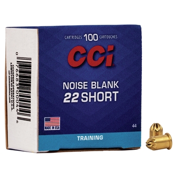 Picture of CCI CCI Blank Paper Noise Blanks Rimfire Ammo 22 Short Blank 100 rd. 0044