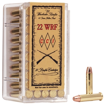 Picture of CCI Specialty WRF Rimfire 22WRF 45gr Jacketed Hollow Point 50 Per Box/40 Case 0069
