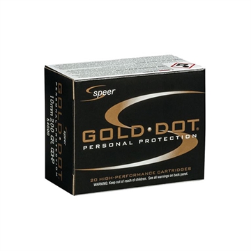 Picture of Speer Ammunition Speer Gold Dot, Personal Protection, 44 Special, 200 Grain, Hollow Point, 20 Round Box 23980GD