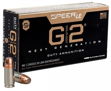 Picture of CCI/SPEER LE G2 DUTY 9MM 147GR 54226