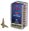 Picture of CCI TNT Rimfire Ammunition .17 HMR 17 gr TNT JHP 2550 fps 2000/ct Case (40-50/ct Boxes) 53CASE