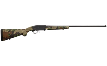 Picture of Charles Daly 101 Compact, Single Shot, 410 Bore, 3" Chamber, 26" Barrel, Matte Finish, Woodlands Camo, 1 Round, Fiber Optic Front Sight, Synthetic Stock 930.336 930336 8053800945134