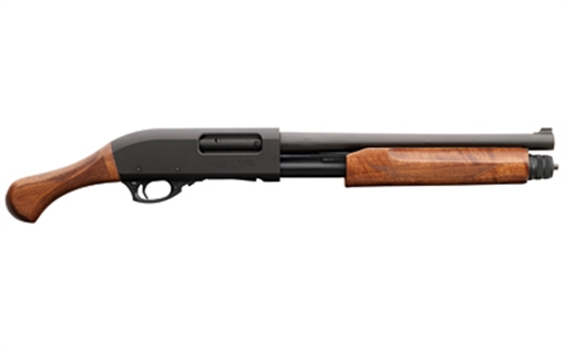 Picture of Chiappa Firearms Honcho Tactical 12 Gauge Pump 3" 5+1 14" Black Steel Barrel, Black Drilled & Tapped Aluminum Receiver, Checkered Walnut Birds Head Grip 930362