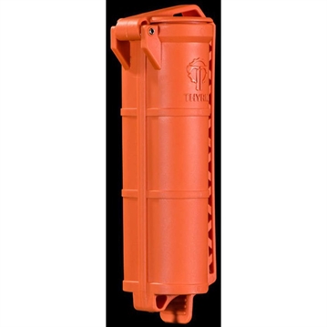 Picture of Thyrm Llc CELLVAULT XL BATTERY STORAGE FOR AAA,CR123&18650 R. ORANGE CVXL003