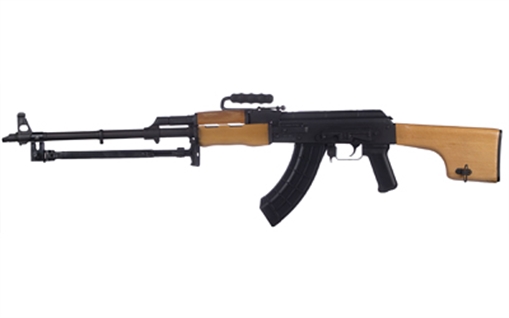 Picture of Century Arms AES-10B RPK 7.62x39mm 30+1 21.50" Heavy Match Grade Barrel, Black Receiver, Wood Furniture, Clubfoot Style Stock, Carry Handle, Bipod RI4988N