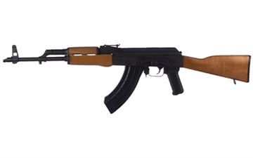 Picture of Century Arms GP/WASR10, Semi-automatic, 762X39, 16.25" Barrel, Threaded Barrel with Slant Brake, Blued Finish, Black, Wood Stock and Forend, Adjustable Sights, 30 Rounds, 1 Magazine RI1805-N RI1805N