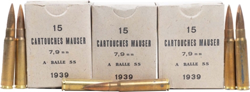 Picture of GREEK AMMO 8MM MAUSER 198GR FMJ 945RD CS SURPLUS CORROSIVE AM8003