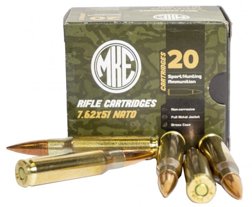 Picture of CENTURY ARMS AMMO MKE 7.26X51 M80 147GR FMJ 1000RD AM8293