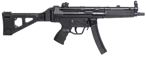 Picture of CENTURY ARMS ARMS AP5 9MM 9IN BBL 30RD MAG BLACK SBT5 FOLDING BRACE COMES WITH 1 MAGAZINE SLING OPTIC MOUNT TRI-LUG FLASH HIDER AND CLEANING KIT HG6034SB-N HG6034SB-N HG6034SBN