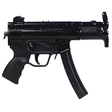 Picture of Century Arms AP5 M 9mm Luger 30+1 4.50" Barrel, Black Stamped Metal, Fixed Front/Drum Rear Sights, Includes Hard Case, Sling, Cleaning Kit & 2 Magazines HG6036N