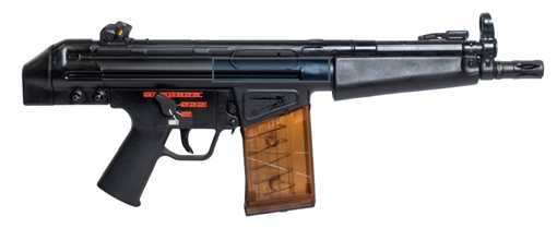 Picture of Century Arms AP51, Semi-automatic Pistol, 762NATO, 8.3" Threaded Barrel, Manganese Phosphate Finish, Black, Manual Safety, Fixed Front & Adjustable Rear Sight w/ Claw Mount 1913 Picatinny Rail, 20 Rounds, 2 Magazines, Includes Sling, Cleaning Kit and Hard Case HG7887-N HG7887N