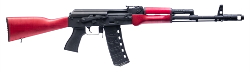 Picture of Century Arms BFT 5.56x45mm 30+1 16.25" Manganese Phosphate Steel Barrel, Manganese Phosphate Optic Ready Steel Receiver, Matte Red Wood Stock, Black Polymer Grip RI5042N