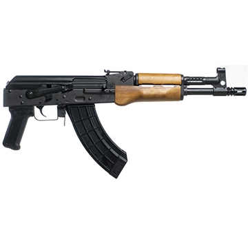 Picture of Century Arms BFT47, Semi-automatic, Pistol, AK, 7.62X39, 12.6" Barrel, A2 Muzzle Device, Anodized Finish, Black, Polymer Grip, Hardwood Handguard, Adjustable Sights, 30 Rounds, 1 Magazine HG7416-N