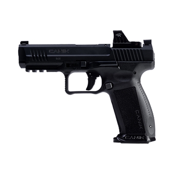 Picture of CANIK METE SFT, Striker Fire, Semi-automatic, Polymer Frame Pistol, Full Size, 9MM, 4.47" Barrel, Matte Finish, Black, 20 Rounds, 2 Magazines, Includes MeCanik MO1 Optic HG7164-N HG7164N