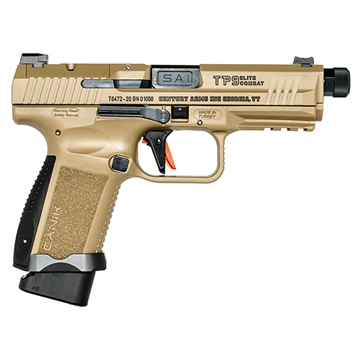 Picture of CENTURY ARMS CANIK TP9 9MM ELITE COMBAT 4.75 FDE HG6481DX