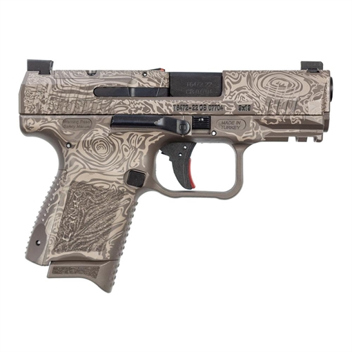 Picture of Century Arms Canik TP9 Elite SC 9mm Luger 12rd Magazine 3.5" Barrel Damascus Brown Full Kit - BLEMISHED HG5610DBR-X BLEM