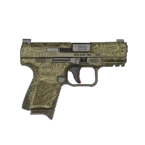 Picture of Century Arms Canik TP9 Elite SC 9mm Luger 12rd Magazine 3.5" Barrel Damascus Green w/Full Kit - BLEMISHED HG5610DG-X BLEM