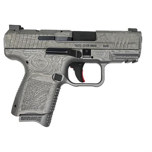 Picture of Century Arms Canik TP9 Elite SC 9mm Luger 12rd Magazine 3.5" Barrel Damascus Silver w/Full Kit - BLEMISHED HG5610DS-X BLEM